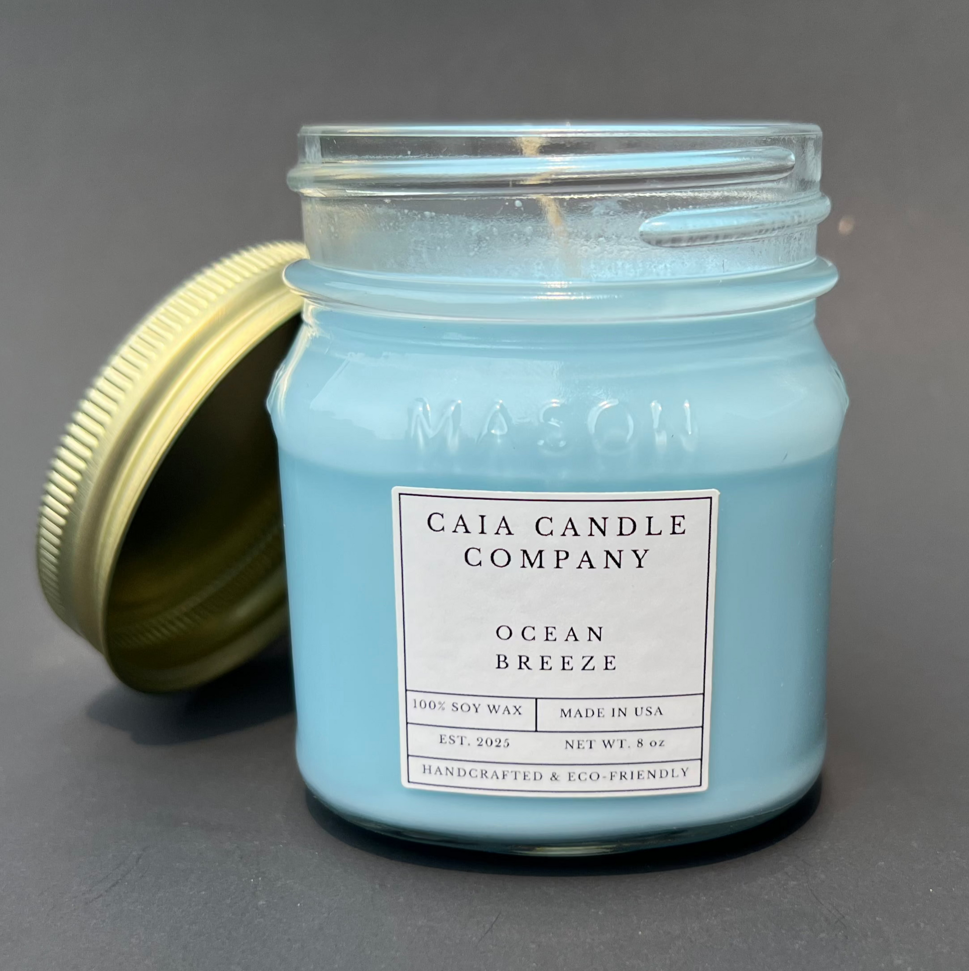 Soy Candle Ocean Breeze, Front